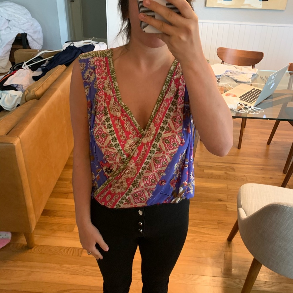 Free People Colorful shirt